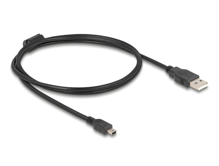 Delock Kabel USB 2.0 Typ-A Stecker > USB 2.0 Mini-B Stecker 1,0 m schwarz