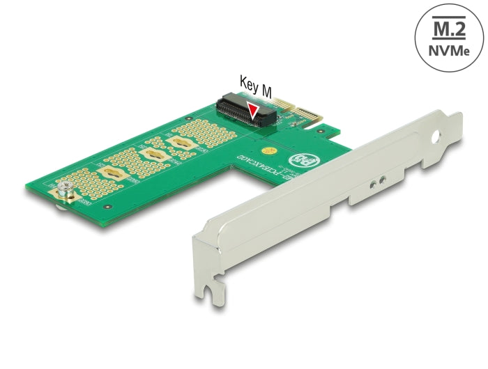 Delock PCI Express x4 Karte > 1 x intern NVMe M.2 Key M - Querformat