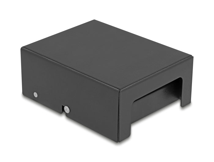 Delock Keystone Patchpanel 4 Port schwarz