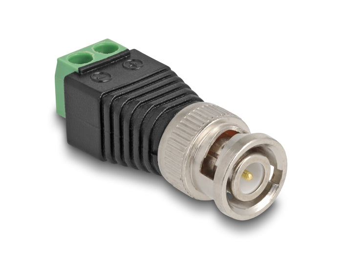 Delock Adapter BNC Stecker > Terminalblock 2 Pin