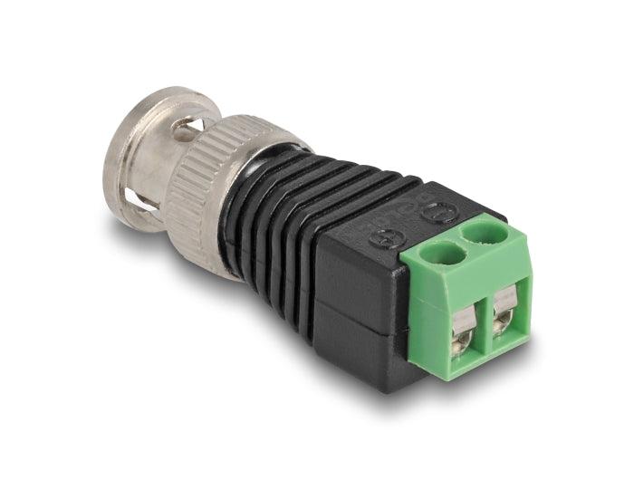 Delock Adapter BNC Stecker > Terminalblock 2 Pin