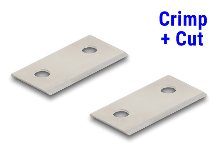 RJ45 Crimp+Cut Klingen Set 2 Stück für Delock 86450