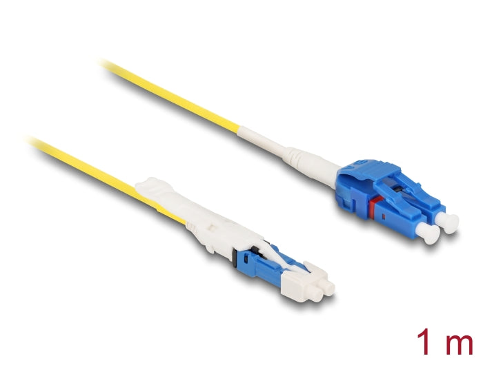 Delock LWL Kabel CS Stecker zu LC Duplex UPC Singlemode G657A2 / OS2 Uniboot 1 m