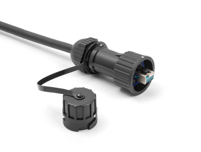 Schutzkappe für Delock RJ45 Stecker 67049 IP68 staub- und wasserdicht schwarz