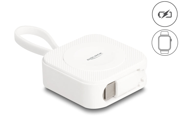Delock USB Type-C™ Ladepad für Apple Watch weiß magnetisch