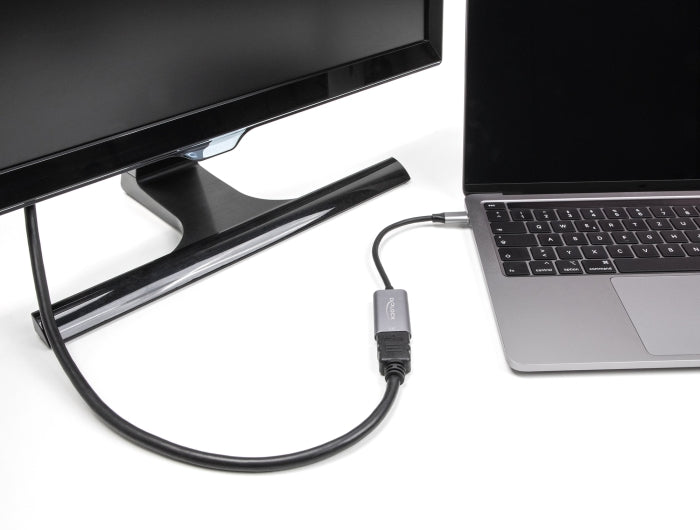 Delock Adapter USB Type-C™ Stecker zu HDMI Buchse (DP Alt Mode) 4K 60 Hz mit HDR und HDCP