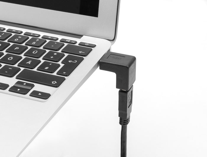 Delock Adapter USB 10 Gbps Stecker zu Buchse gewinkelt 270° vertikal