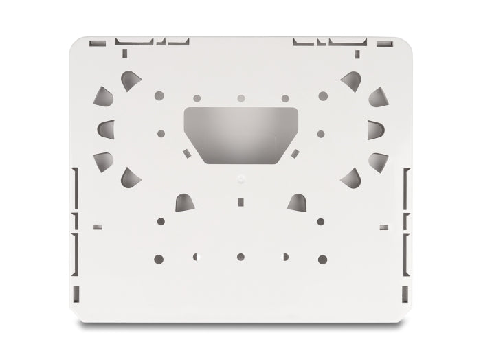Delock Keystone Leergehäuse 6 Port für Glasfaser und Netzwerk weiß
