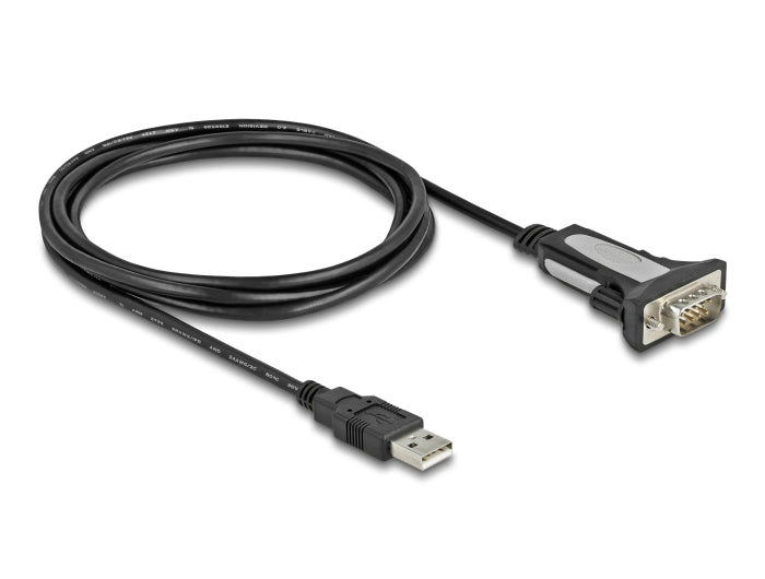 Delock Adapter USB 2.0 Typ-A zu 1 x Seriell RS-232 DB9 3 m