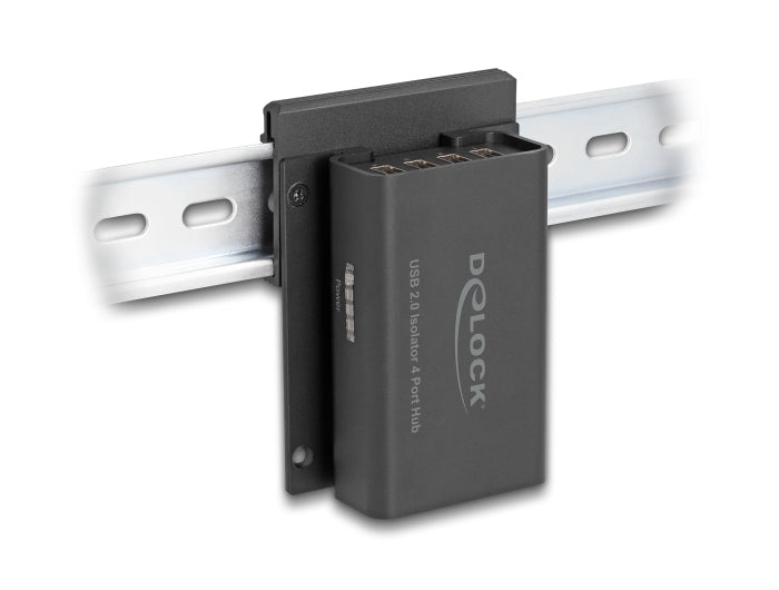 Delock 4 Port USB 2.0 Isolator Hub mit 5 kV Isolation für Datenleitung