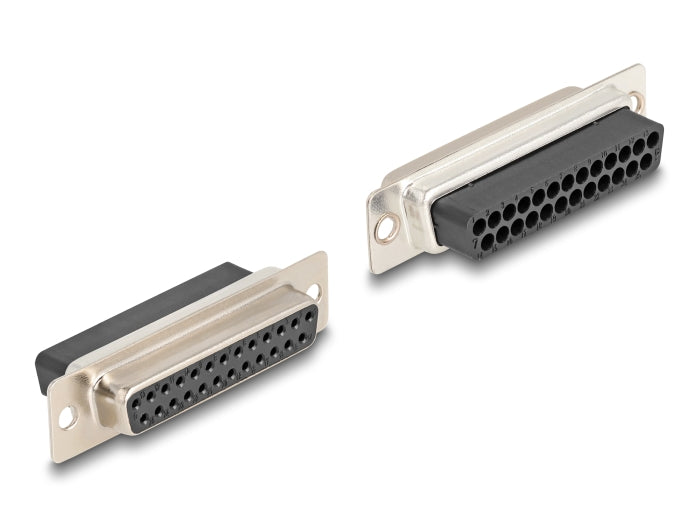 Delock D-Sub 25 Pin Buchse zu RJ45 Buchse Montagesatz weiß