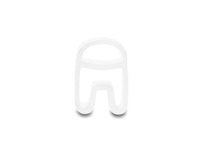 Delock Kabelmarkierer für Kabeldurchmesser 2 - 4 mm 50 Stück transparent