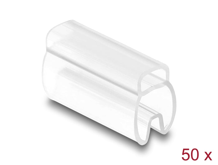 Delock Kabelmarkierer für Kabeldurchmesser 4 - 7 mm 50 Stück transparent