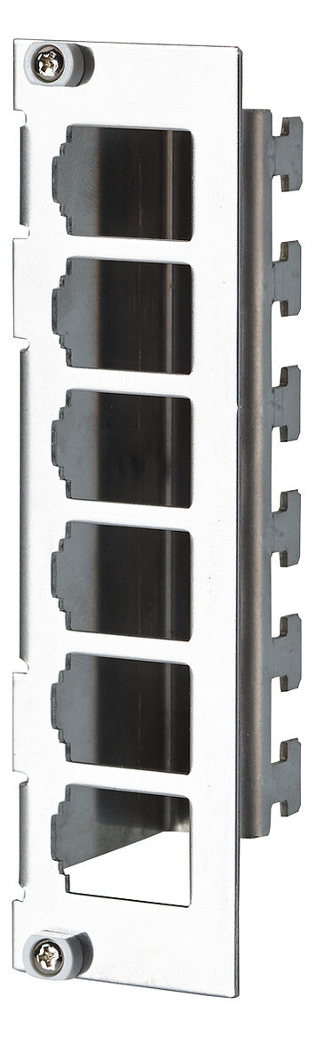 METZ CONNECT Modulträger 1HE 6Ports 130B10E2E-E Cat6A Schirm