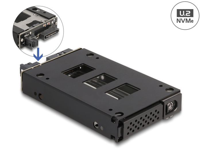 Delock Slim Bay Wechselrahmen für 1 x 2.5″ U.2 NVMe SSD