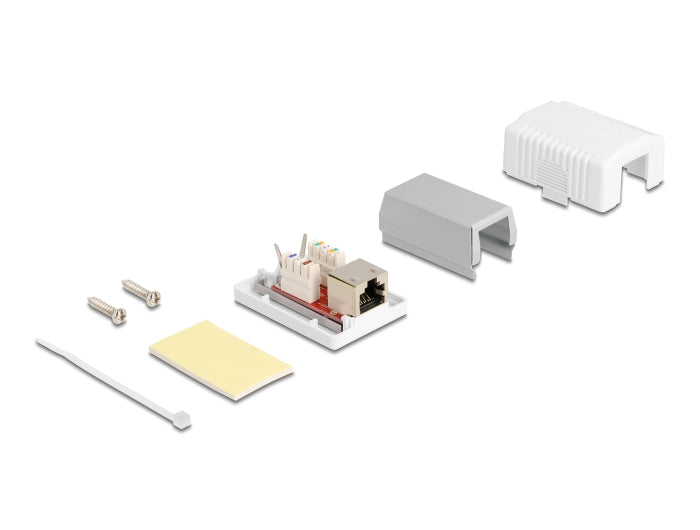 Delock Netzwerk Anschlussdose 1 Port Cat.6A LSA