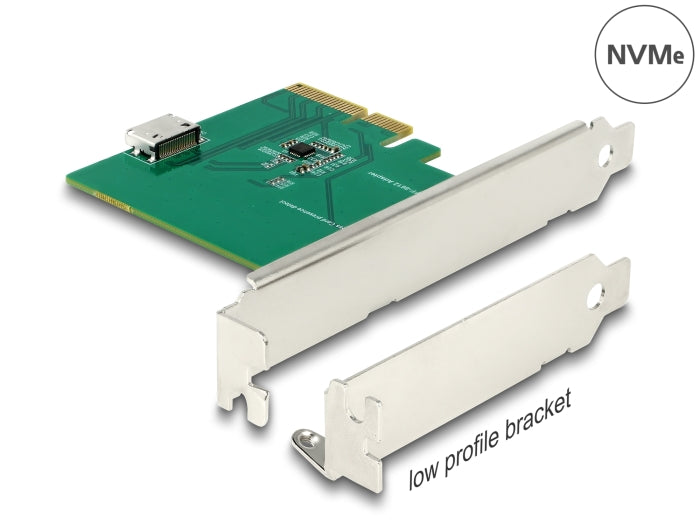 Delock PCI Express x4 Karte zu 1 x intern OCuLink SFF-8612 - Low Profile Formfaktor