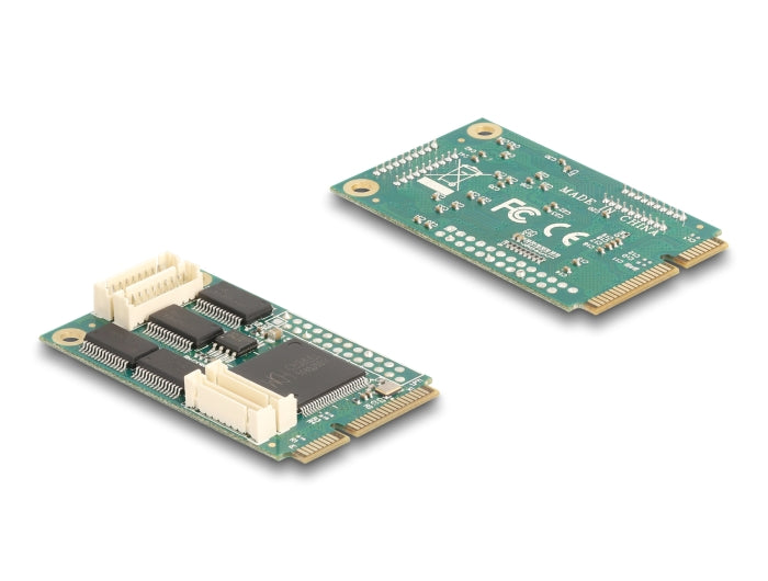 Delock Mini PCIe I/O full size 4 x Seriell RS-232