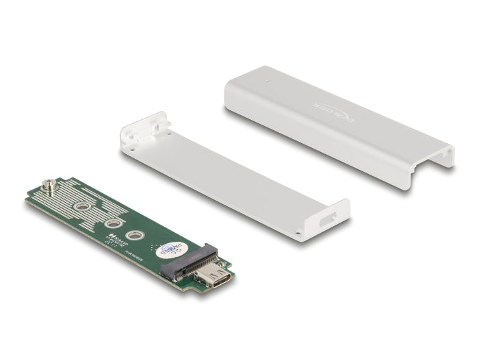 Delock Externes Gehäuse für M.2 NVMe PCIe SSD mit SuperSpeed USB 10 Gbps (USB 3.2 Gen 2) USB Type-C™ Buchse