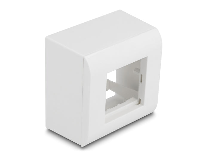 Delock Easy 45 Aufputzgehäuse 82 x 82 mm, weiß