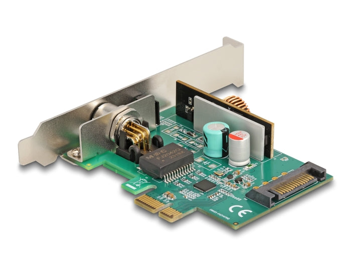 Delock PCI Express x1 Netzwerkkarte 2,5 Gigabit LAN 1 x M12 mit PoE+ RTL