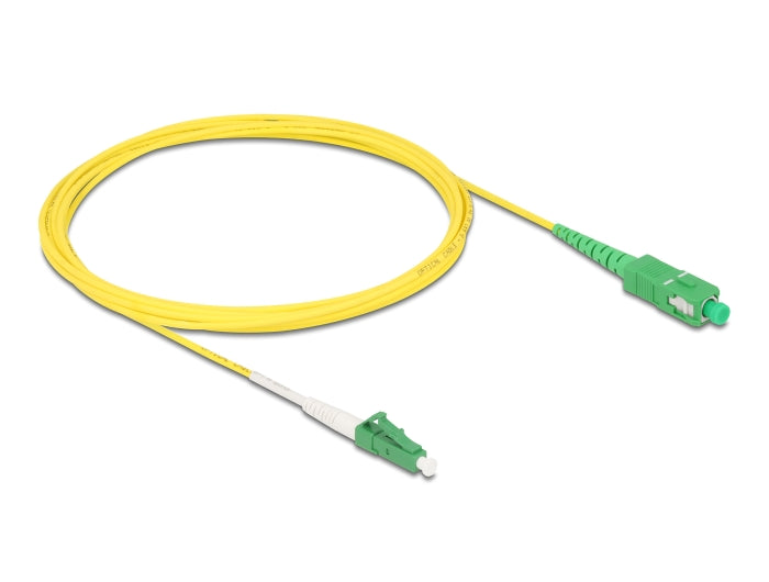 Delock Kabel Lichtwellenleiter LC-APC zu SC-APC Simplex Singlemode OS2 3 m