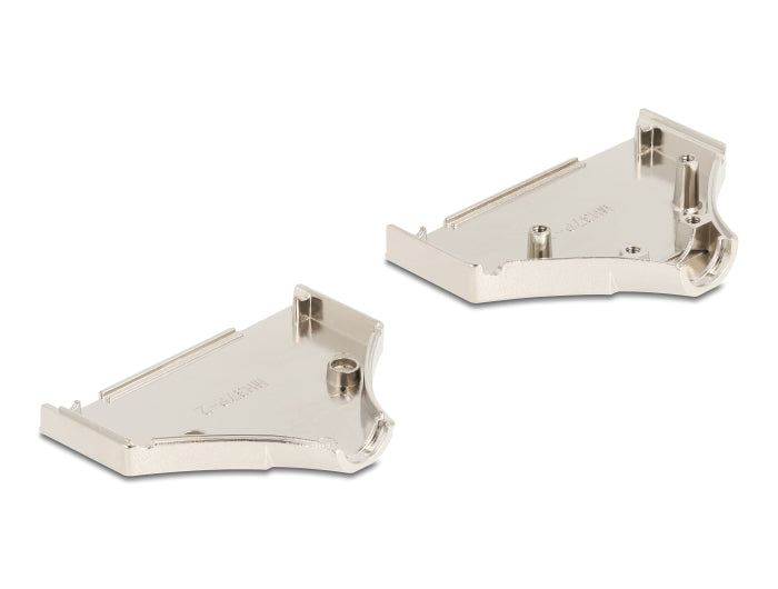 Delock Sub-D Steckergehäuse 37 Pin aus Metall inklusive Steckerverbinder Buchse und Montagematerial