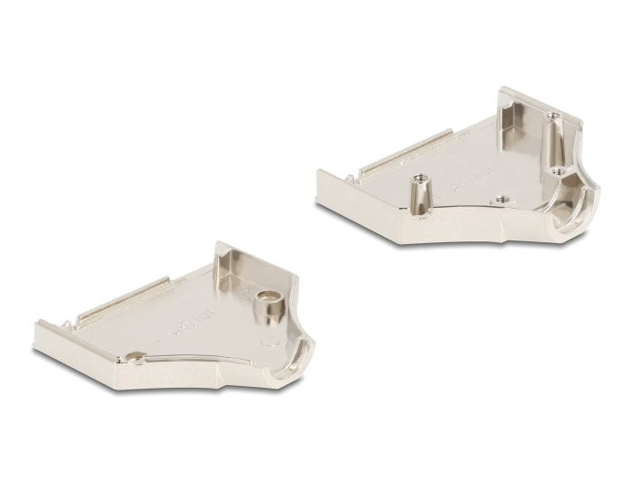Delock Sub-D Steckergehäuse 25 Pin aus Metall inklusive Steckerverbinder Buchse und Montagematerial