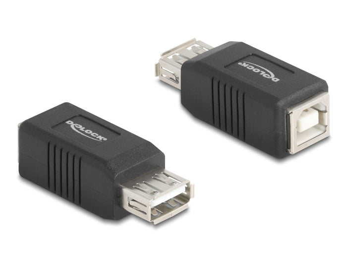 Delock USB 2.0 Adapter USB Typ-A Buchse zu USB Typ-B Buchse