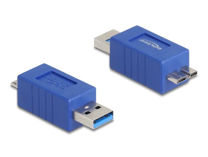 Delock USB 5 Gbps Adapter USB Typ-A Stecker zu USB Micro-B Stecker