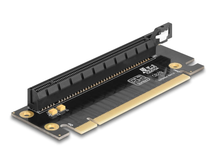 Delock Riser Karte PCI Express 3.0 x16 Stecker zu x16 Slot 90° links gewinkelt - Slothöhe 35 mm