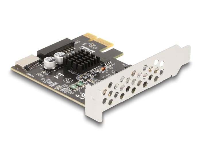 Delock PCI Express x1 Karte zu 1 x intern USB 5 Gbps Typ-E Key A und 1 x 19 Pin Pfostenstecker - Low Profile Formfaktor
