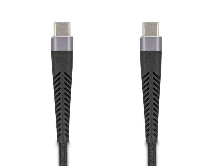 Delock USB 2.0 Kabel USB Type-C™ Stecker zu Stecker mit verlängertem Knickschutz 60 W 1 m