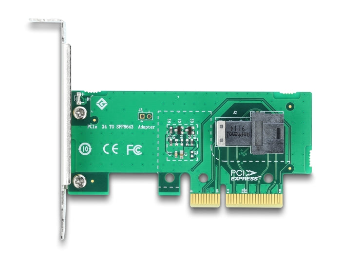 Delock PCI Express x4 Karte zu 1 x intern SFF-8643 NVMe - Low Profile Formfaktor