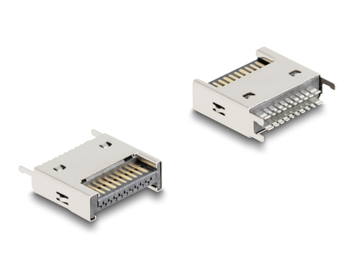 Delock USB 10 Gbps Typ-E Key A 20 Pin Stecker gerade zur SMT Lötmontage