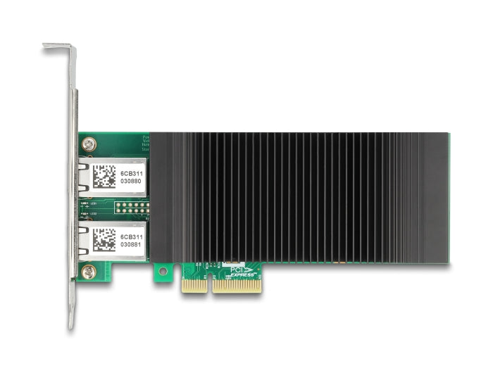 Delock PCI Express x4 Netzwerkkarte Gigabit LAN 2 x RJ45 mit PoE+ i350