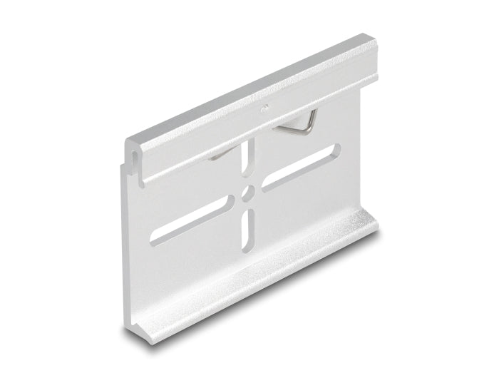 Delock Aluminium Montageclip für Hutschiene 70,0 x 47,8 mm silber