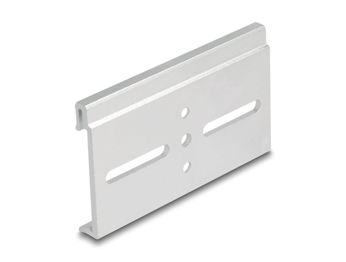 Delock Aluminium Montageclip für Hutschiene 80,0 x 47,8 mm silber