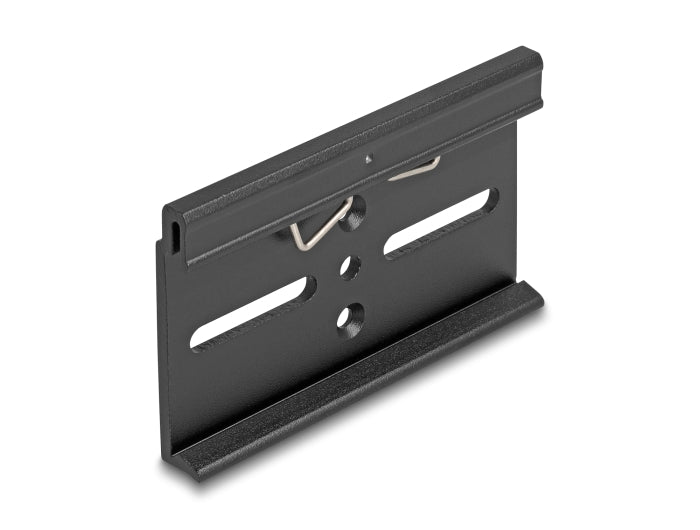 Delock Aluminium Montageclip für Hutschiene 80,0 x 47,8 mm schwarz