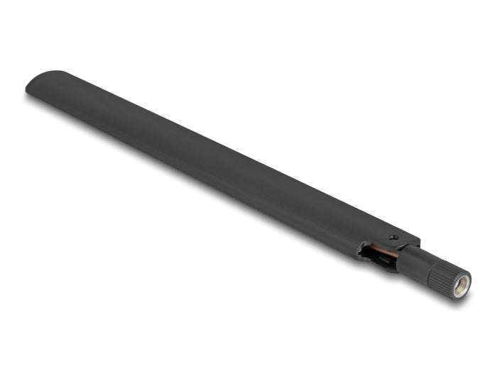 Delock WiFi 6 Antenne RP-SMA Stecker 3 - 6 dBi omnidirektional mit Kippgelenk schwarz
