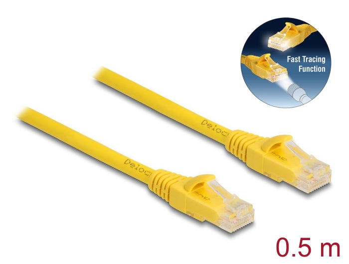 Delock RJ45 Kabel Cat.6A U/UTP Fast Tracing 0,5 m