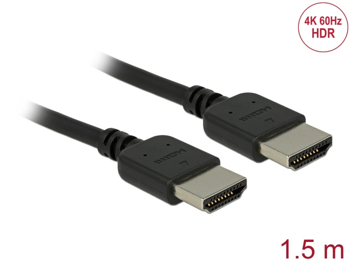 Delock Premium HDMI Kabel 4K 60 Hz 1,5 m