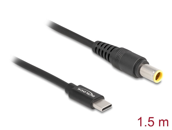 Delock Notebook Ladekabel USB Type-C™ Stecker zu IBM 7,9 x 5,5 mm Stecker