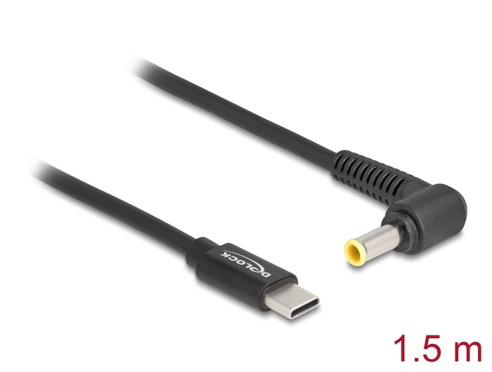 Delock Notebook Ladekabel USB Type-C™ Stecker zu Samsung 5,5 x 3,0 mm Stecker