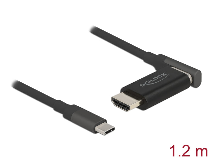 Delock USB Type-C™ zu HDMI Adapterkabel 4K 60 Hz magnetisch 1,20 m