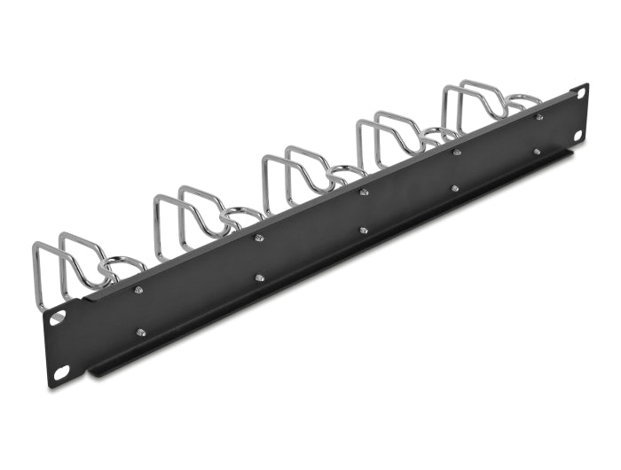 Delock 19″ Kabelmanagement Panel schwarz