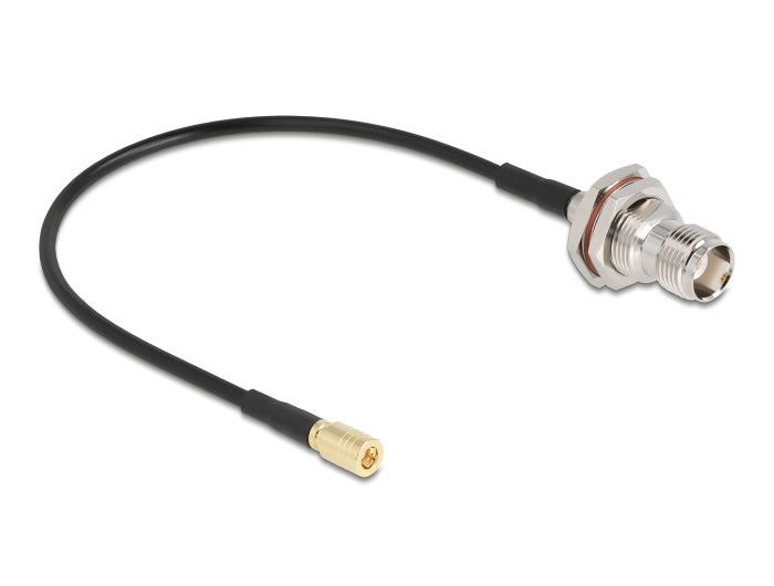 Delock Antennenkabel TNC Buchse zu SMB Stecker RG-174 20 cm