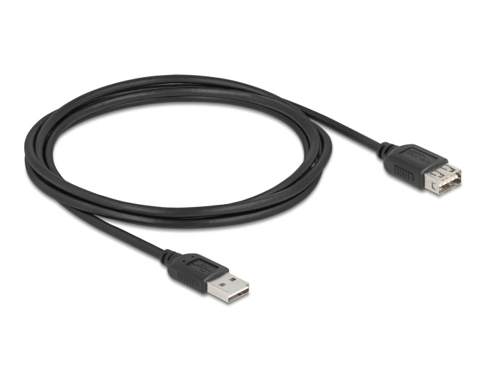 Delock USB 2.0 Verlängerungskabel EASY USB Typ-A Stecker zu EASY USB Typ-A Buchse 2 m