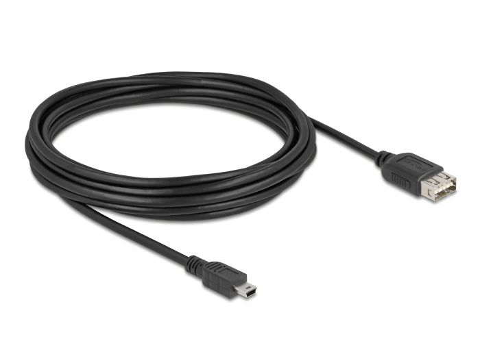 Delock USB 2.0 Kabel USB Typ Mini-B Stecker zu EASY USB Typ-A Buchse 5 m