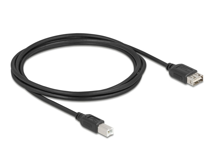 Delock USB 2.0 Kabel USB Typ-B Stecker zu EASY USB Typ-A Buchse 2 m